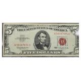 1963 $5 Red Seal Note