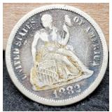1882 Liberty Seated Dime