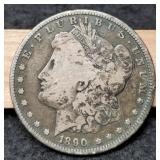 1890-CC Morgan Dollar