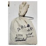 Bag Of 5,000 S Mint Wheat Cents 1916-S-1955-S