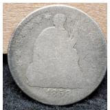 1853 Liberty Seated Half Dime