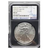 2020 (W) Slab Silver Eagle NGC MS69 Early Releases