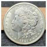 1921-S Morgan Dollar Unc.