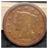 1844 Large Cent