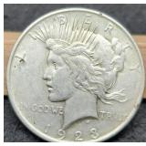 1923-D Peace Dollar