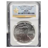2012 (W) Slab Silver Eagle NGC MS69 Early Releases