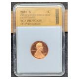 2010-S Slab Proof Lincoln Cent SGS PR70 CAM
