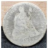 1873 Liberty Seated Dime
