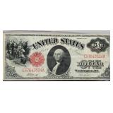 1917 $1 Legal Tender Note Unc.