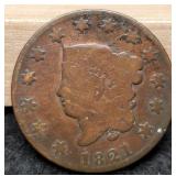 1821 Large Cent