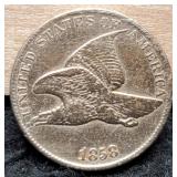1858 Flying Eagle Cent