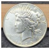1928-S Peace Dollar AU
