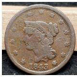1843 Large Cent