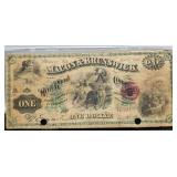 1867 $1 State Of Georgia RR Company Note