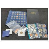 Coin Lot: 2 Whitman Album Pages w/