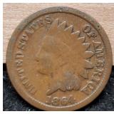 1864 Bronze Indian Head Cent