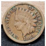 1864 C/N Indian Head Cent