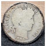 1900 Barber Dime