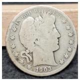 1903-O Barber Half Dollar