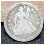 1841-O Liberty Seated Dime