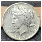 1921 Peace Dollar Unc. Very Nice