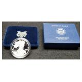 2011-W Proof Silver Eagle w/ Case & COA
