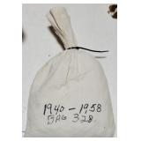Bag Of 5,000 Wheat Cents 1940-1958