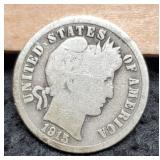 1915-S Barber Dime