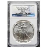 2014 (W) Slab Silver Eagle NGC MS69 Early Releases
