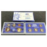 2001 10 Coin Proof Set