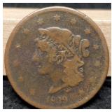 1839 Large Cent