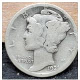 1921 Mercury Dime