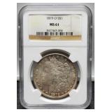 1879-O Slab Morgan Dollar NGC MS61