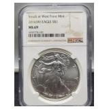 2016 (W) Slab Silver Eagle NGC MS69