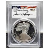 1991-S Slab Proof Silver Eagle PCGS PR69 DCAM,