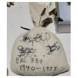 Bag Of 5,000 Wheat Cents 1940-1958