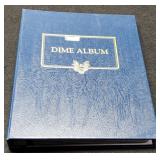Whitman Deluxe Dime Album For 180 Coins,