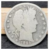 1895 Barber Half Dollar