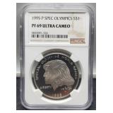 1995 Slab Proof Comm. Dollar Special Olympics