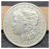 1921-S Morgan Dollar AU