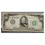 1934 $50 FR Note VF