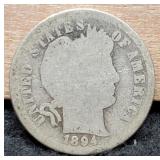 1894 Barber Dime