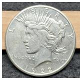 1922-S Peace Dollar Unc.