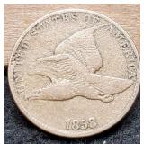 1858 Flying Eagle Cent