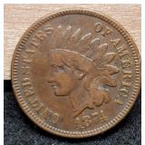 1871 Indian Head Cent