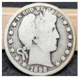 1898-O Barber Half Dollar