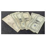 (8) 1957 $1 Silver Certificate Notes