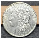 1921-D Morgan Dollar Unc.
