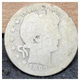 1893 Barber Quarter
