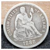 1888 Liberty Seated Dime